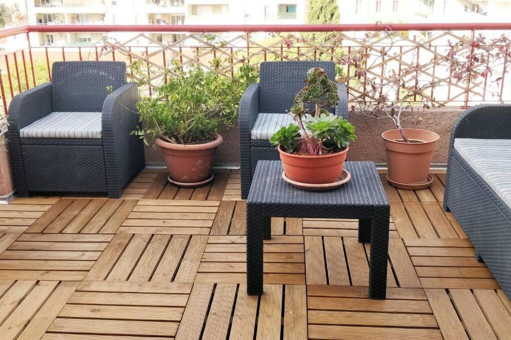 T3 Le Designer 4E-Terrasse-Climatisation & Netflix Marselha Exterior foto